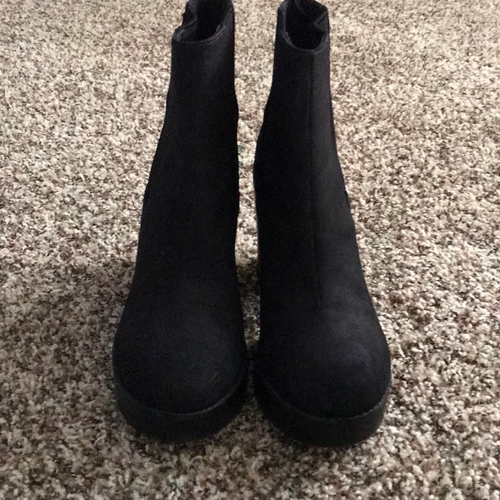 Black High Platform Shoes